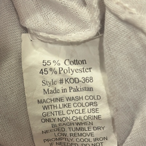 NWT Vintage Havana Girl’s White Tank Size Large - Picture 6 of 7